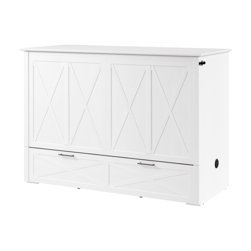 Key West Murphy Cabinet Bed with Pullout Drawer