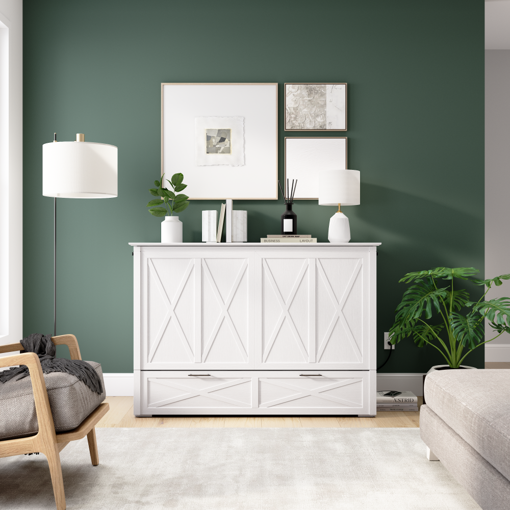 Key West Murphy Cabinet Bed with Pullout Drawer