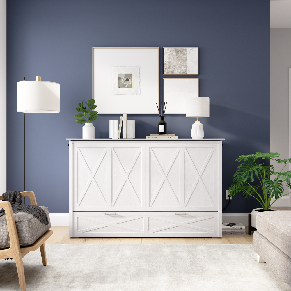 Key West Murphy Cabinet Bed with Pullout Drawer