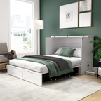 Key West Murphy Cabinet Bed with Pullout Drawer