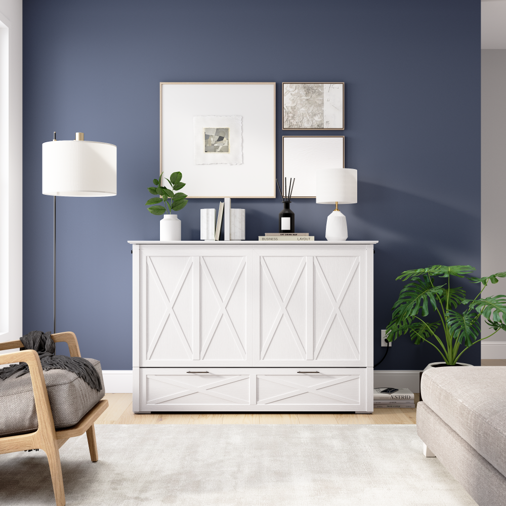 Key West Murphy Cabinet Bed with Pullout Drawer