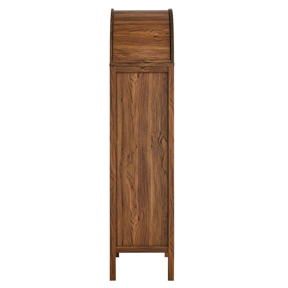 Tessa Tall Storage Display Cabinet EEI-6638-WAL in Walnut