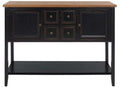 Charlotte Sideboard AMH6517D in Black / Oak