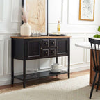 Charlotte Sideboard AMH6517D in Black / Oak