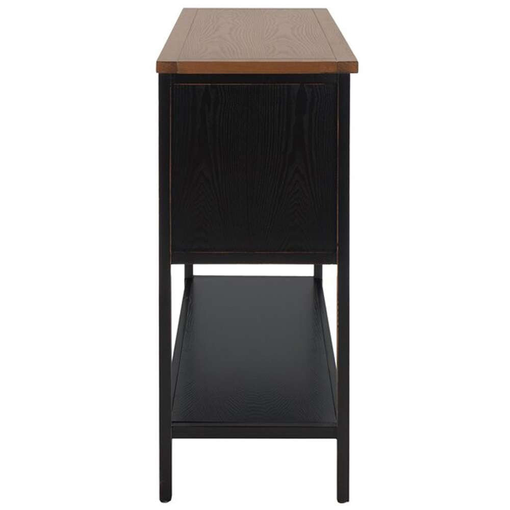 Charlotte Sideboard AMH6517D in Black / Oak