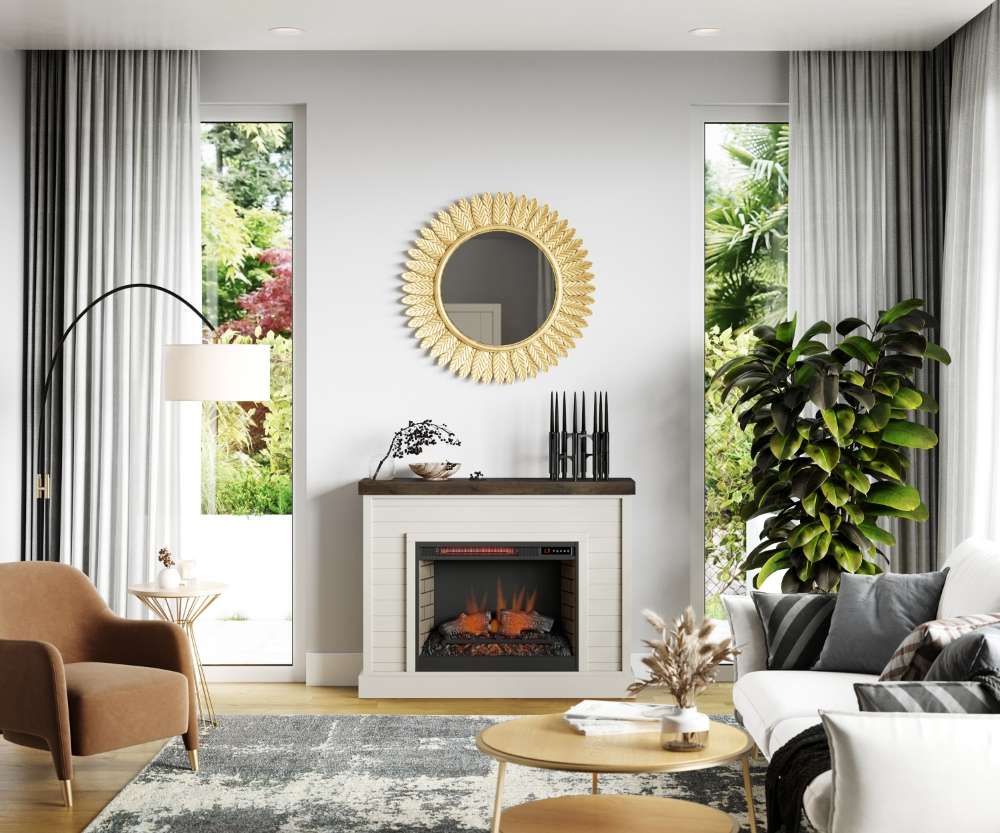 Washington 48in Farmhouse Fireplace Mantel WA5110.BJW