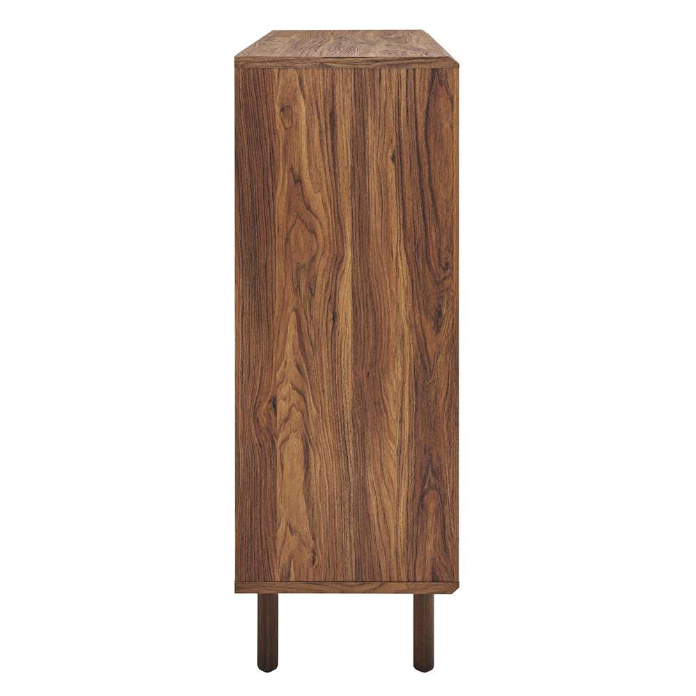 Kurtis 47in Display Cabinet EEI-6237-WAL in Walnut