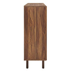 Kurtis 47in Display Cabinet EEI-6237-WAL in Walnut