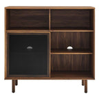 Kurtis 47in Display Cabinet EEI-6237-WAL in Walnut