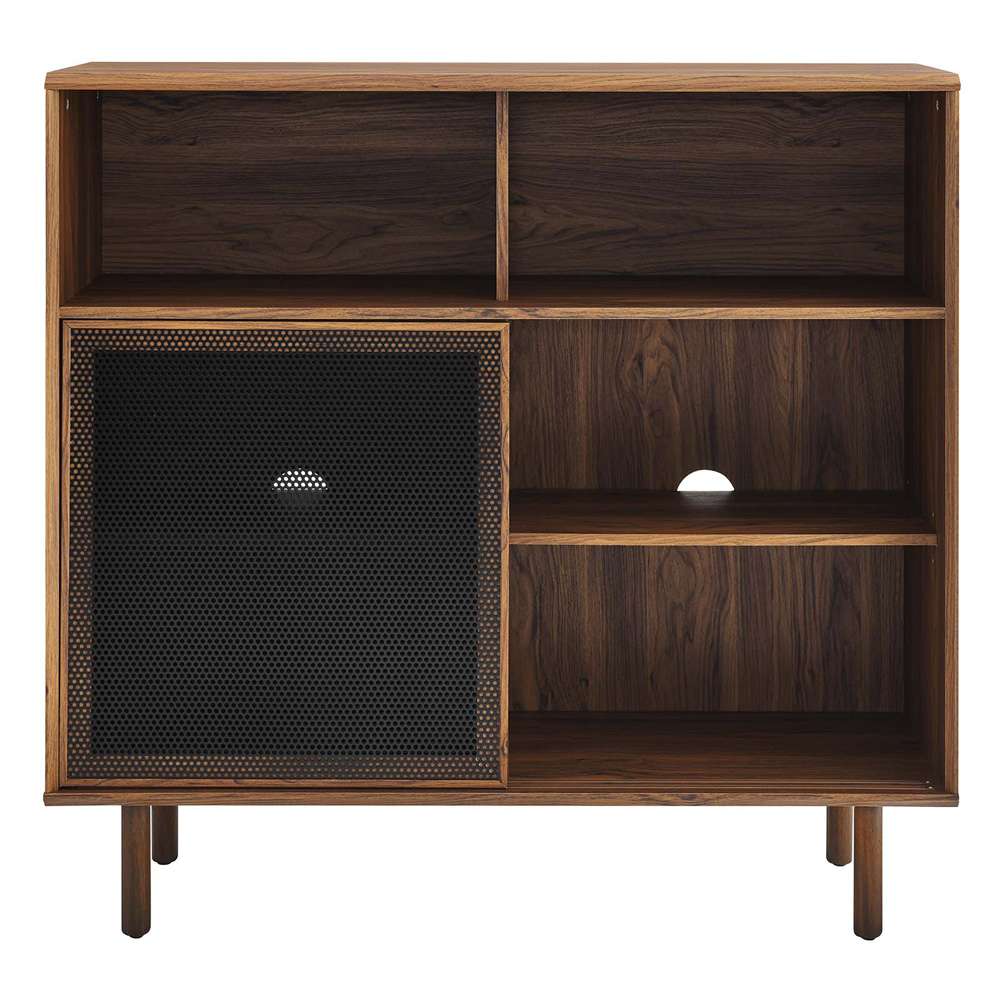 Kurtis 47in Display Cabinet EEI-6237-WAL in Walnut