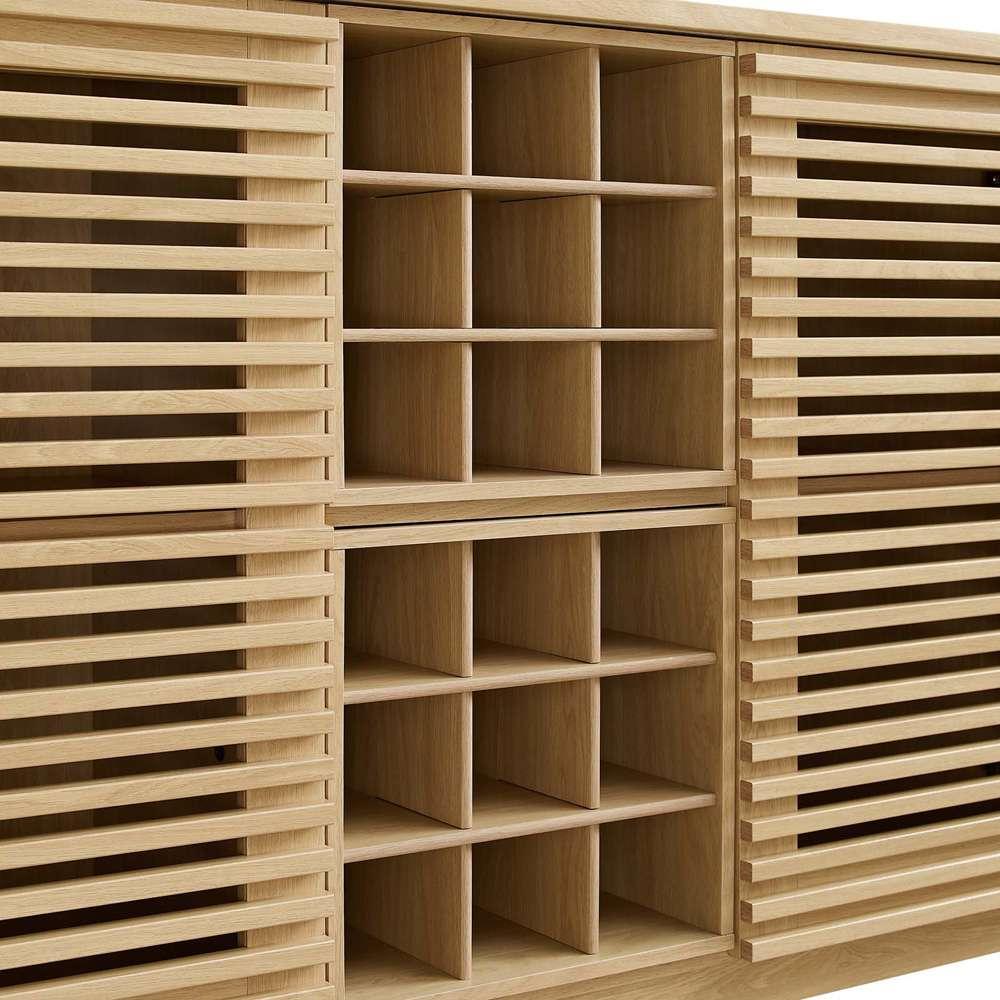 Render Bar Cabinet EEI-6156-OAK in Oak