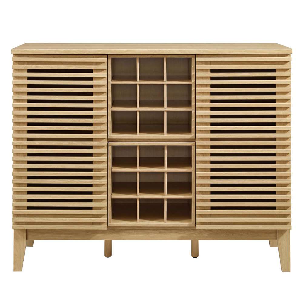 Render Bar Cabinet EEI-6156-OAK in Oak