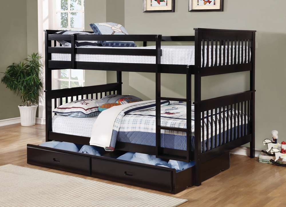 Chapman Full over Full Bunk Bed 460359 in Black