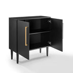 Everett Console Cabinet CF6122-MB in Matte Black