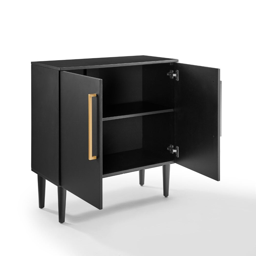 Everett Console Cabinet CF6122-MB in Matte Black
