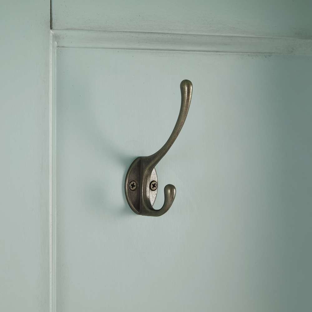 Holbrook Hall Tree CF6039-BL in Distressed Seafoam Blue/Oatmeal