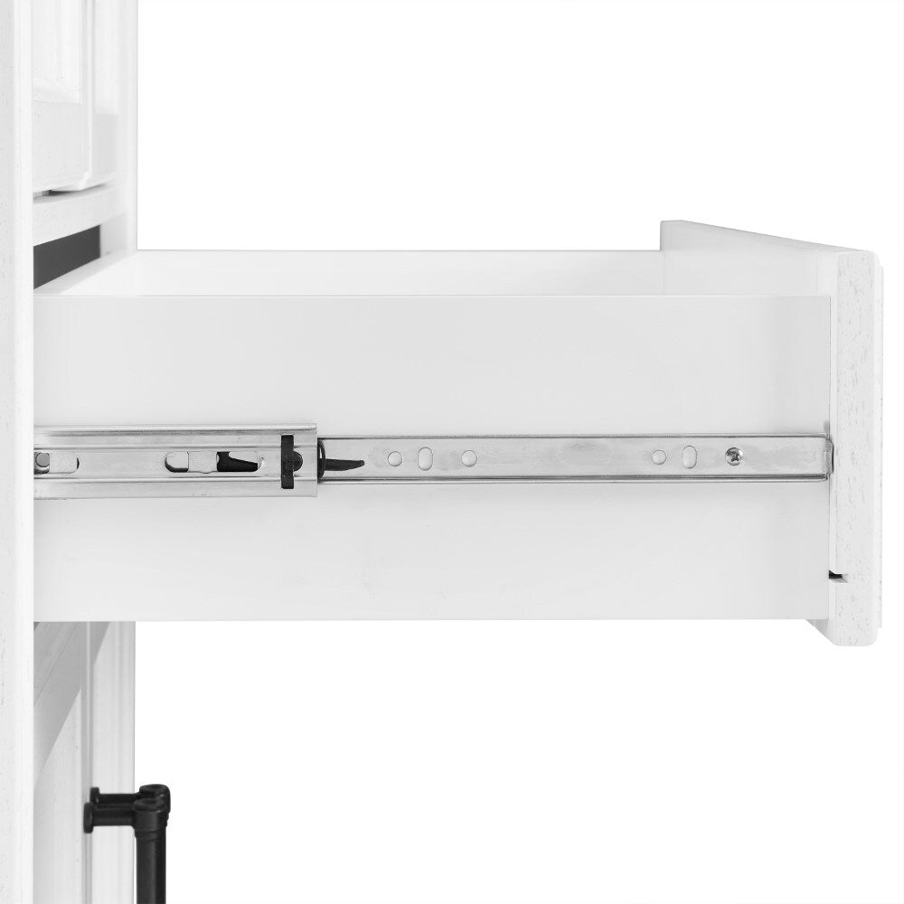Tara 3 Piece Pantry Set KF33006WH in Distressed White