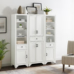 Tara 3 Piece Pantry Set KF33006WH in Distressed White