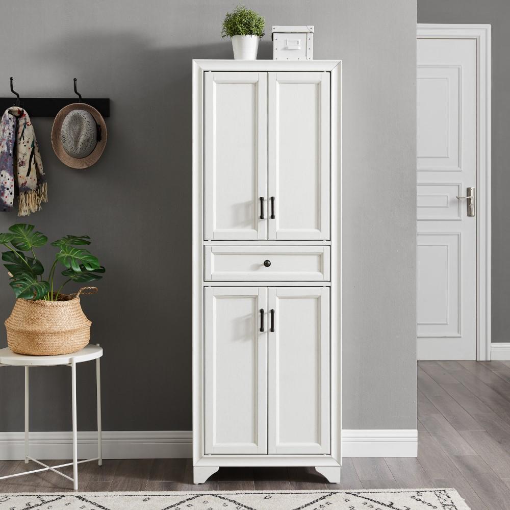 Tara Pantry CF3111-WH in Distressed White