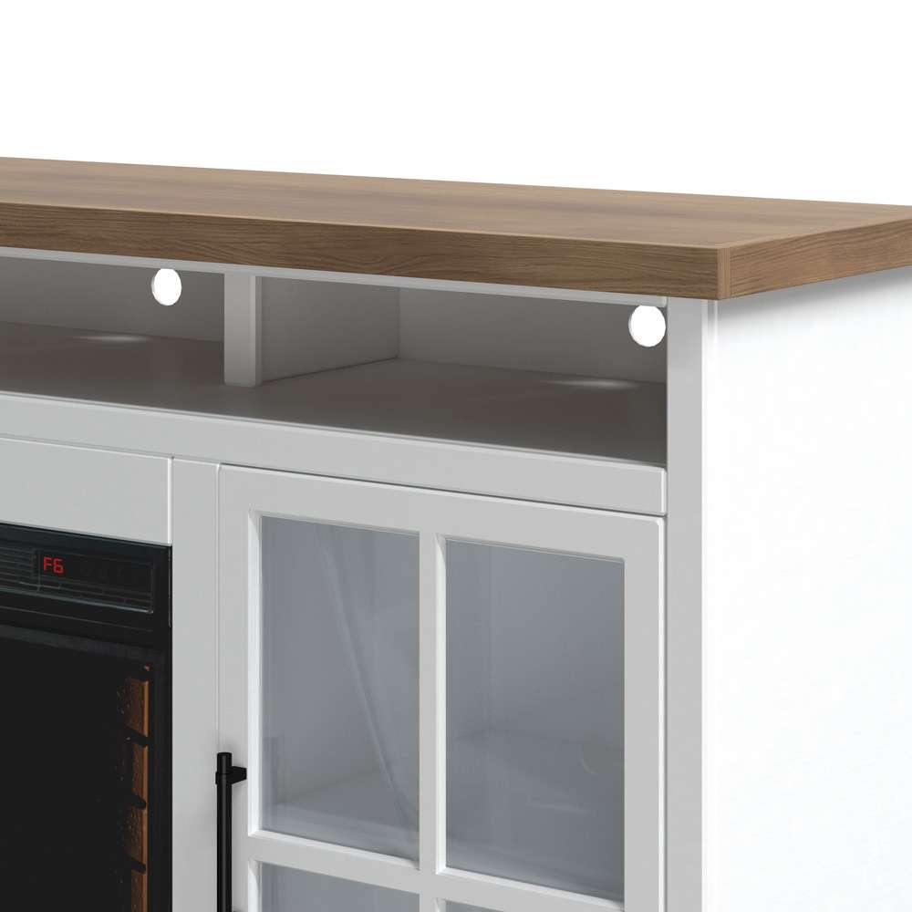 Hampton 74in Fireplace TV Stand HT5110.BJW