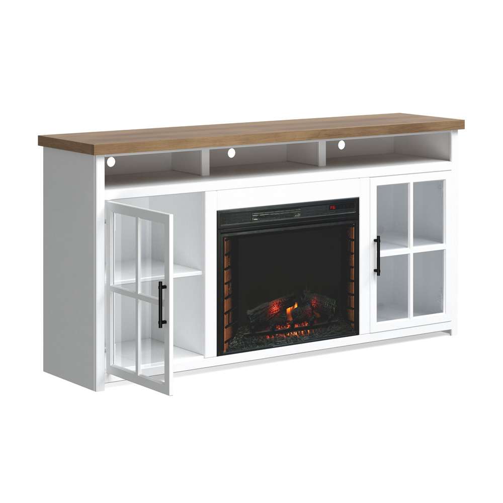 Hampton 74in Fireplace TV Stand HT5110.BJW