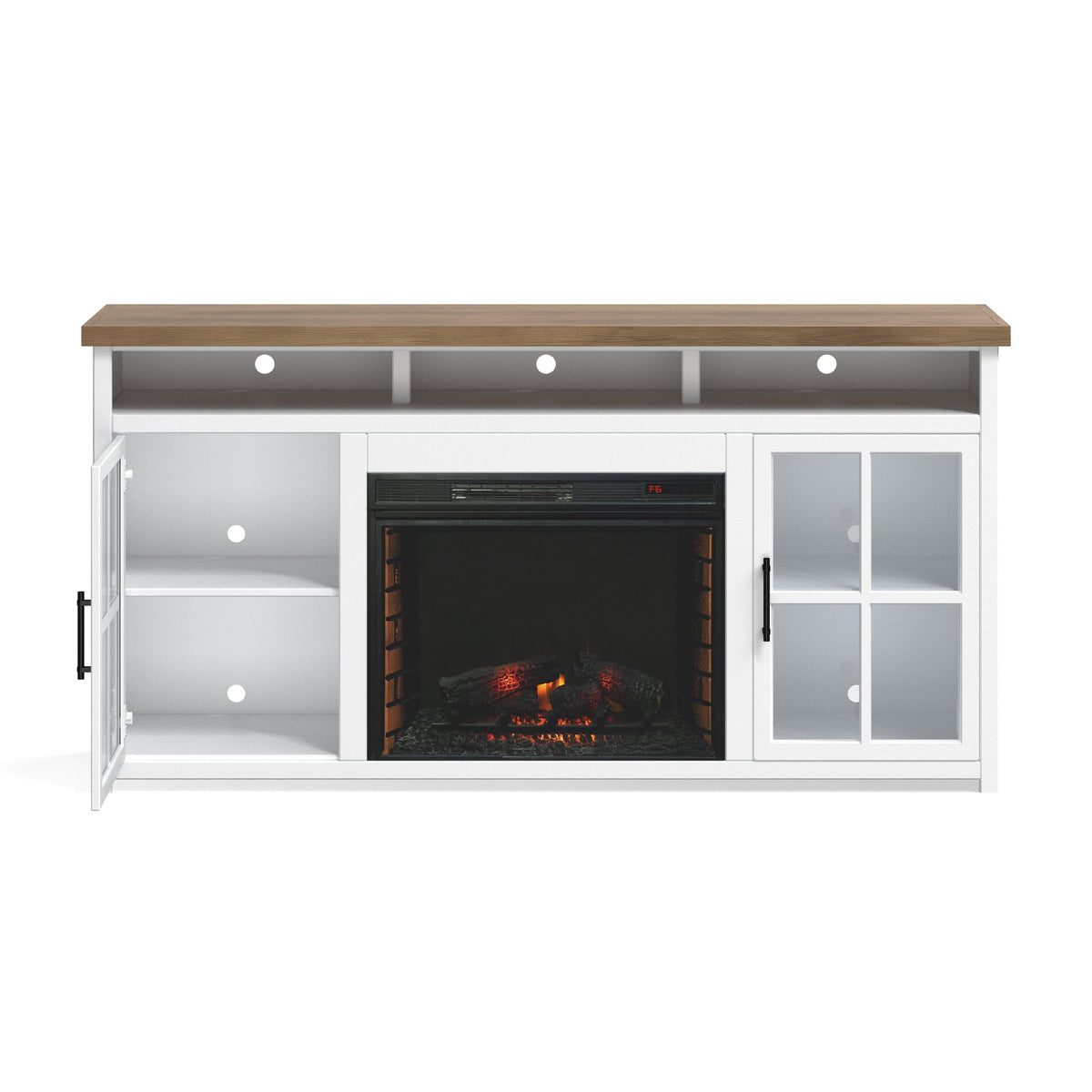 Hampton 74in Fireplace TV Stand HT5110.BJW
