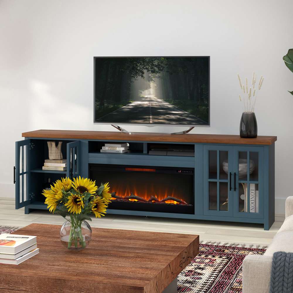 Nantucket 97in Fireplace TV Stand NT5410.BWK