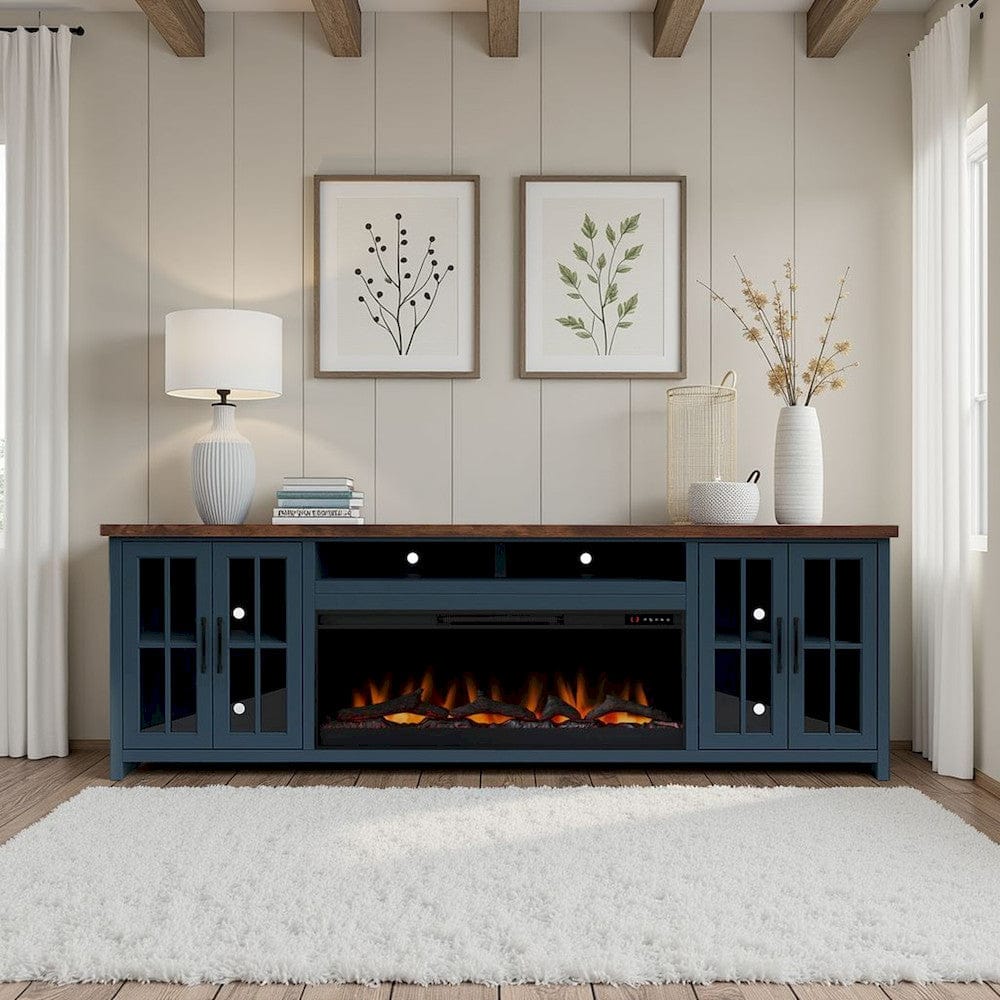 Nantucket 97in Fireplace TV Stand NT5410.BWK