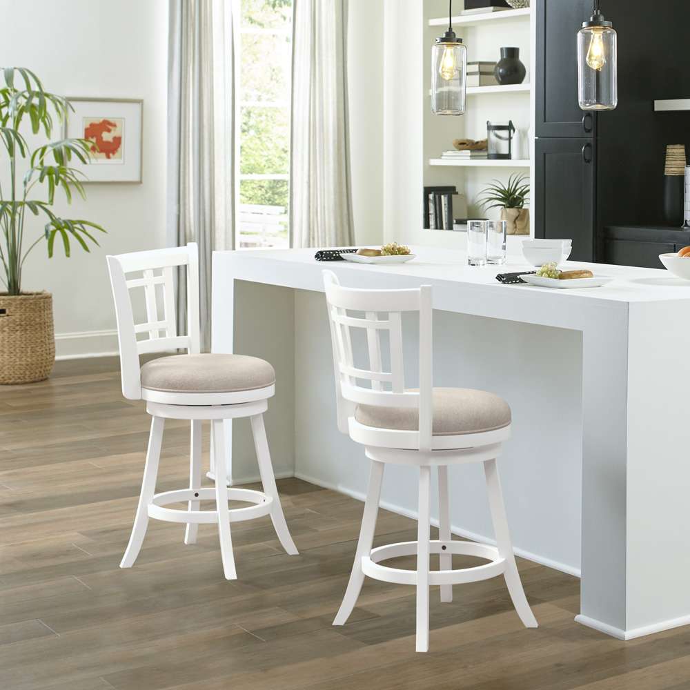 Fairfox Wood Counter Height Swivel Stool 4650-828