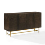 Blair Sideboard CF4220-BR in Dark Brown/Gold