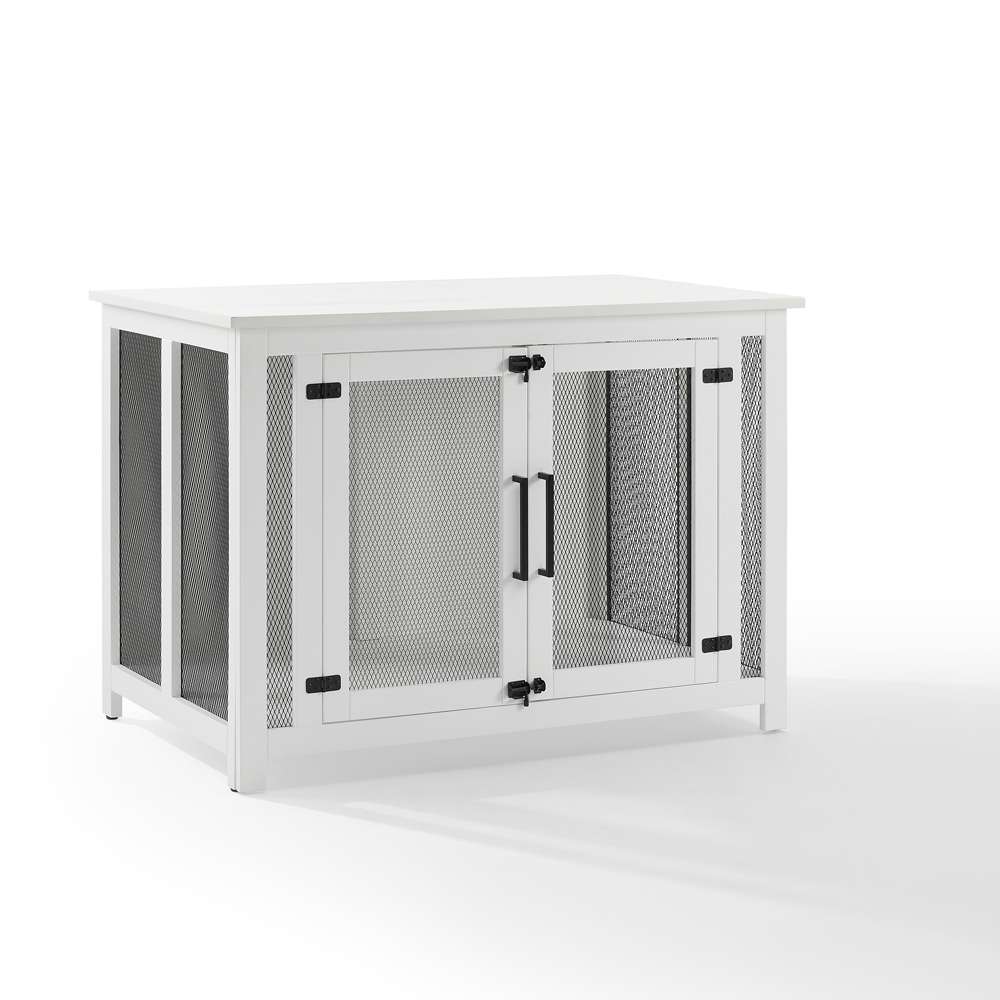 Dane Credenza Dog Crate CF4504-WH in White
