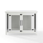 Dane Credenza Dog Crate CF4504-WH in White