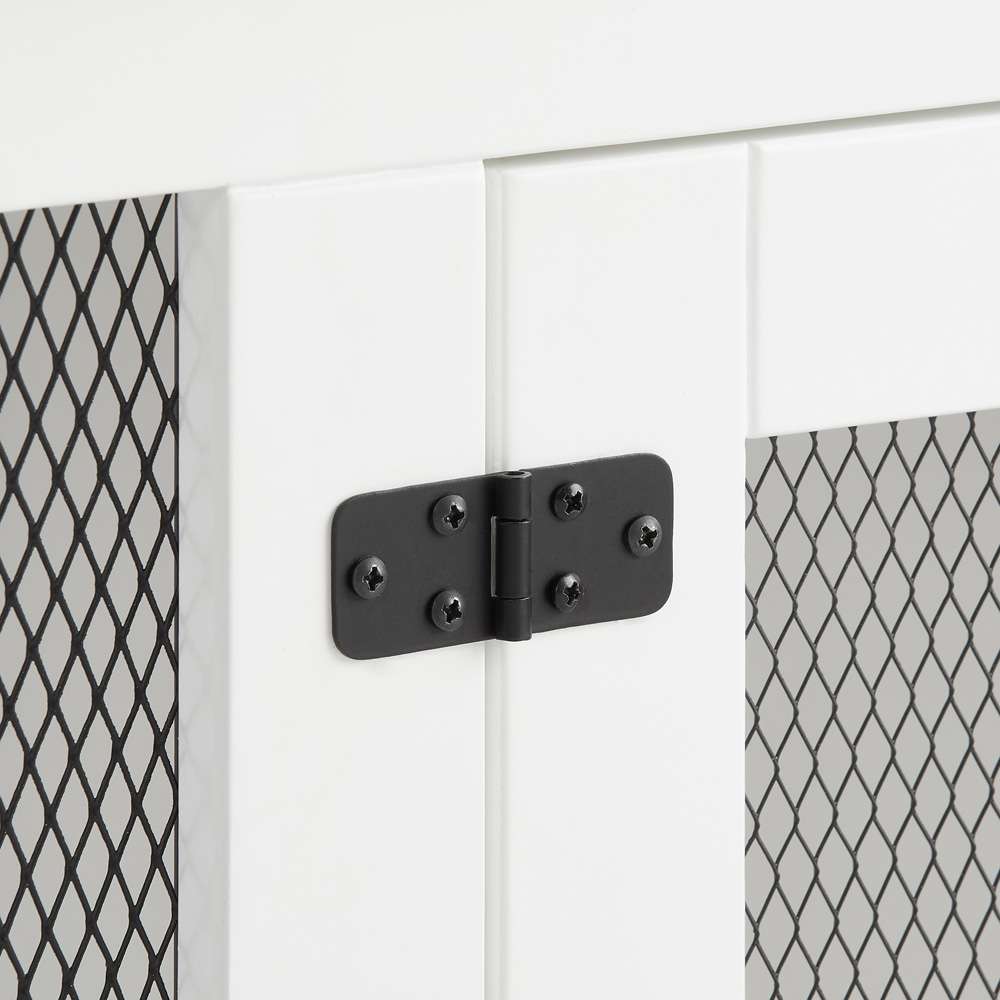 Dane Credenza Dog Crate CF4504-WH in White