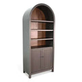 Arched Display Cabinet with Doors 2116UB in Urban Bronze