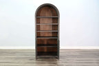 Arched Display Cabinet with Doors 2116UB in Urban Bronze
