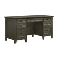 Intercon Furniture San Mateo 62 Executive Desk in Gray