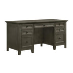 Intercon Furniture San Mateo 62 Executive Desk in Gray