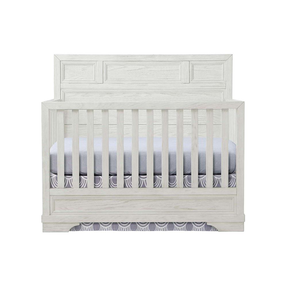 Foundry Flat Top Convertible Crib FN-CR-2701NR-WDV in White Dove