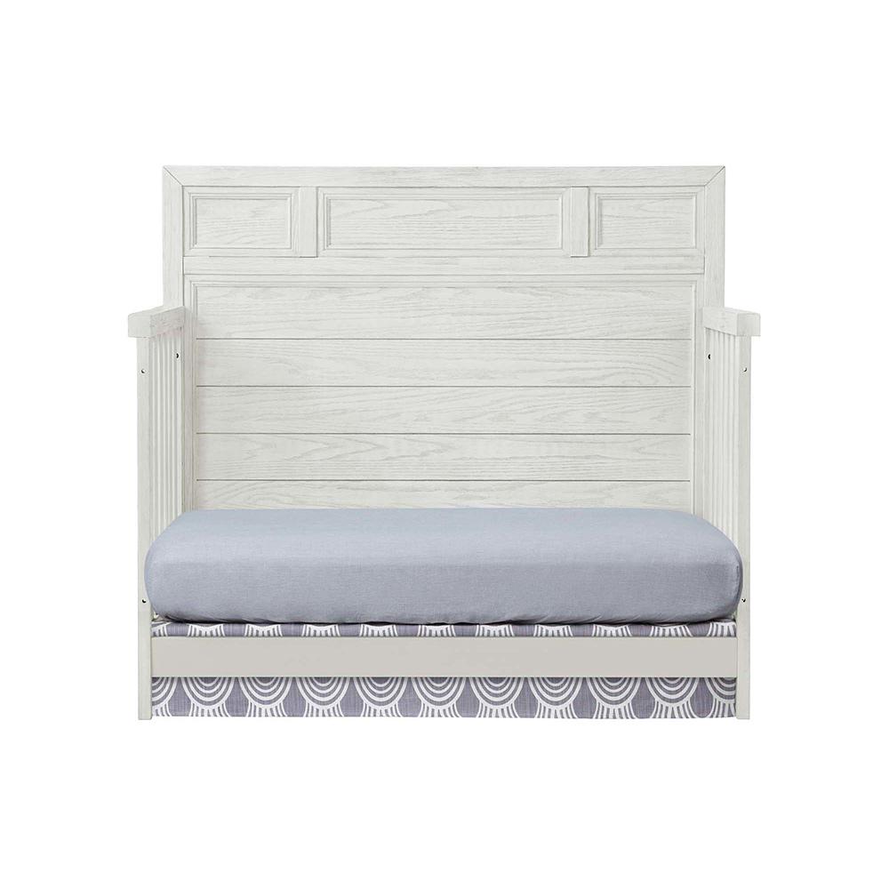 Foundry Flat Top Convertible Crib FN-CR-2701NR-WDV in White Dove