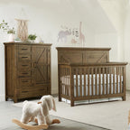 Westfield Convertible Crib WF-CR-8101NR-HBR in Harvest Brown