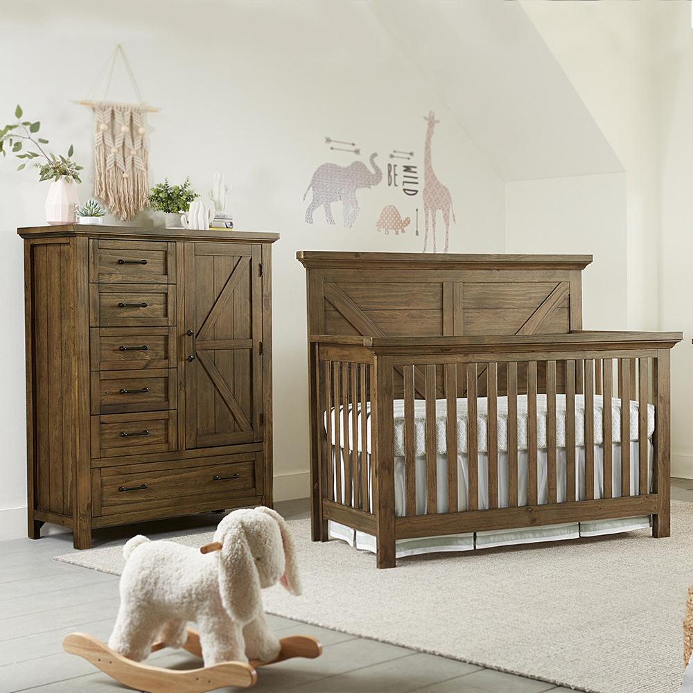 Westfield Convertible Crib WF-CR-8101NR-HBR in Harvest Brown