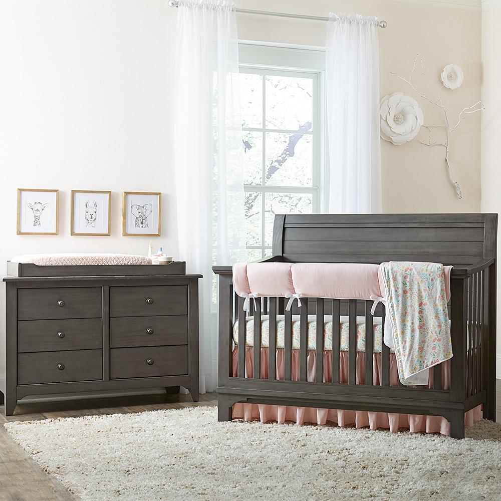 Taylor Convertible Crib TL-CR-8701NR-DU in Dusk