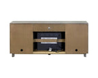 Palisades 67in Fireplace Console IMPA370FP in Gray