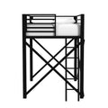 Delilah Full Loft Bunk and Ladder Y-14090-8-FBK in Black