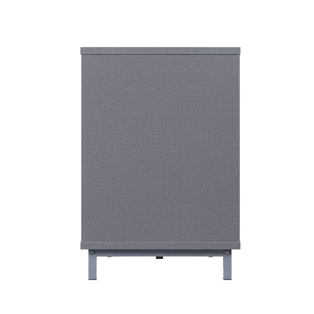 Brighton 60in Fireplace TV Stand FP4-GY in BlackGrey