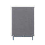 Brighton 60in Fireplace TV Stand FP4-GY in BlackGrey