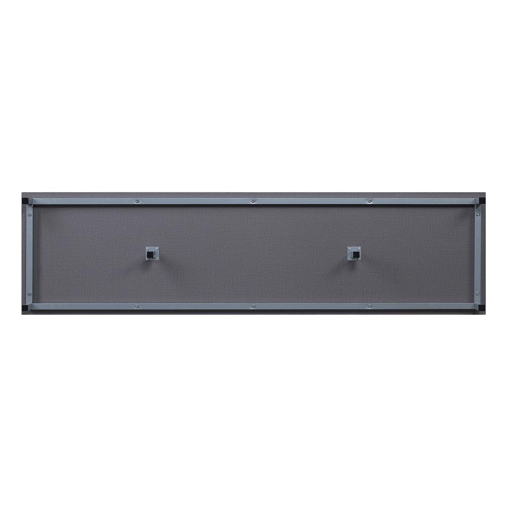 Brighton 60in Fireplace TV Stand FP4-GY in BlackGrey