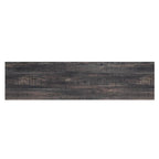 Myrtle Fireplace Console FP2-BR in Black Heavy Brown