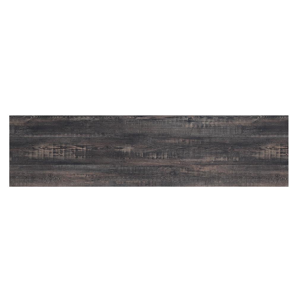 Myrtle Fireplace Console FP2-BR in Black Heavy Brown
