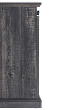 Myrtle Fireplace Console FP2-BR in Black Heavy Brown